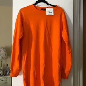 Orange sweater dress🧡